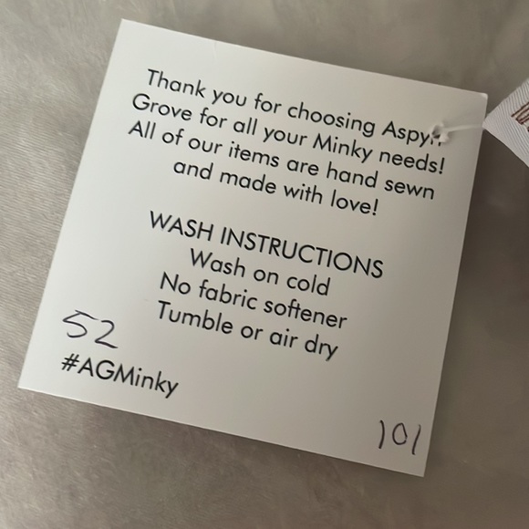 Aspyn Grove Minky Drawstring Bag - Picture 4 of 4